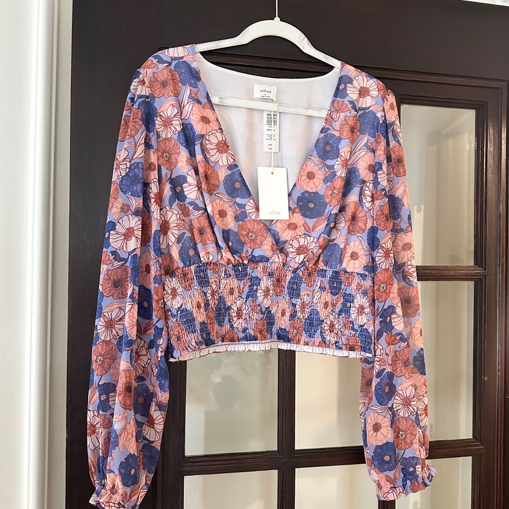 Wilfred Wistful Blouse Soft Iris/Soft Terracotta Blouse